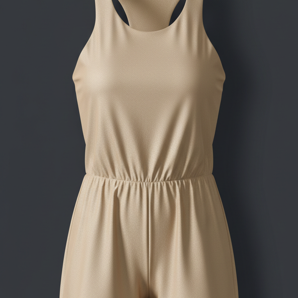 Matte Black Sculpt Romper