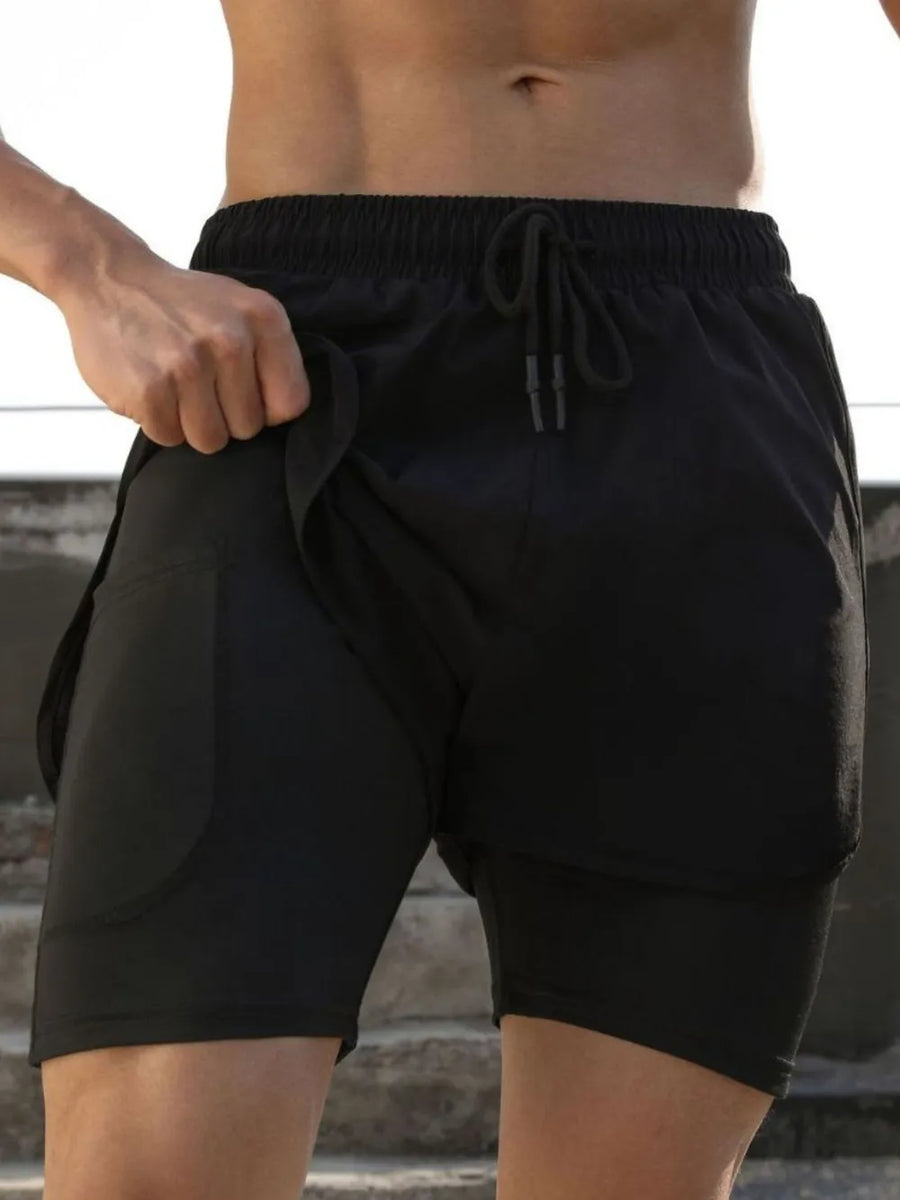 Men's Drawstring Active Shorts - Finathletics
